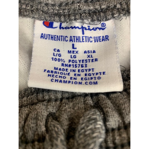 Champion Authentic Athletic Wear Gray Sweatpants Joggers Mens Size Large - Picture 3 of 5